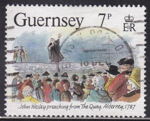 Guernsey 362  Visit of John Wesley 1987