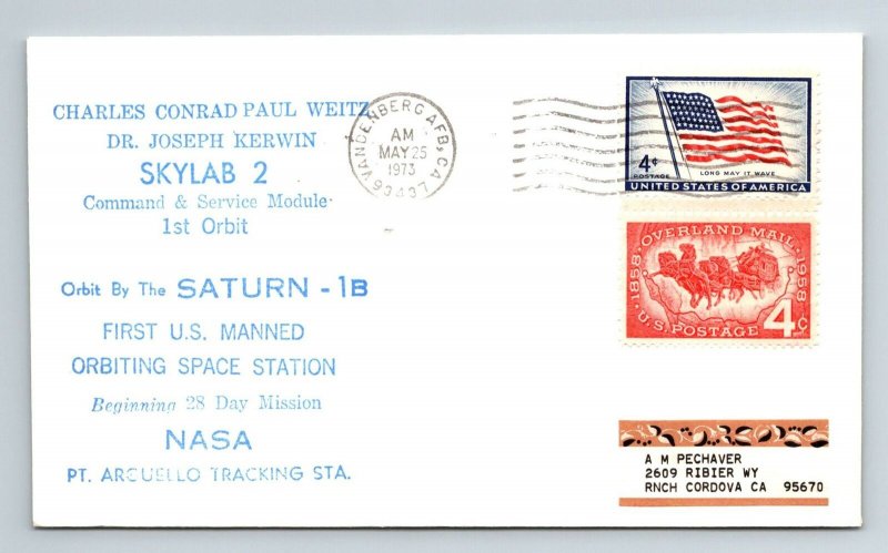 1973 Skylab 2 - Command & Service Module 1st Orbit - F5835