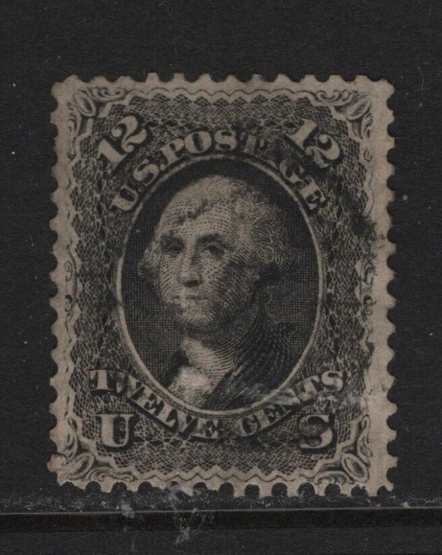 69 F-VF used neat cancel with nice color  cv $ 95 ! see pic !