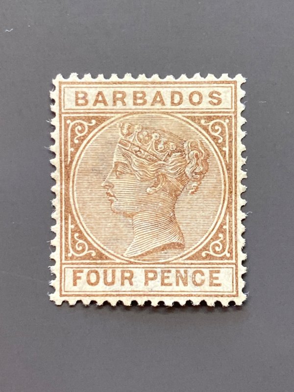 Barbados 65 F-VF MH. See note. Scott $18.50