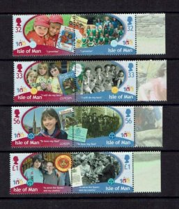 Isle of Man: 2010, Centenary of Girlguiding, Europa, MNH set + M/Sheet