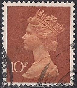 Great Britain #634 10P Queen Elizabeth 2, used VF