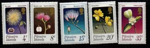 PITCAIRN ISLANDS SG126/30 1973 FLOWERS MNH