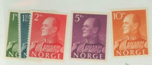 Norway #370-374  Single (Complete Set)