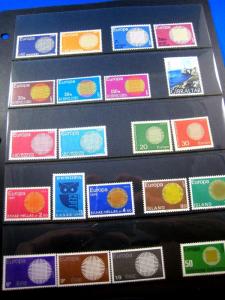 EUROPA/CEPT - 1970 - COMPLETE FROM 20 COUNTRIES - MNH        (kbe11)