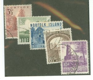 Norfolk Island #13-17 Used
