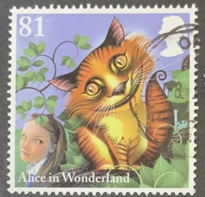 GREAT BRITAIN 2015 ALICE IN WONDERLAND 81p CAT SG3662  FINE USED