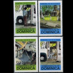 DOMINICA 1981 - Scott# 734-7 Disabled Year Set of 4 NH