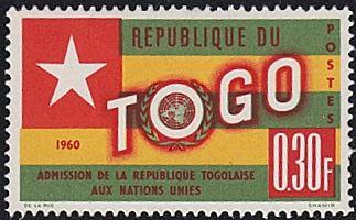 Togo 386 MLH Flag of Togo (GI0123)