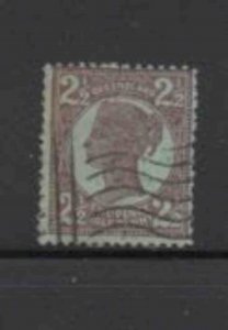 AUSTRALIA-QUEENSLAND #116 1897 2 1/2p QUEEN VICTORIA F-VF USED f