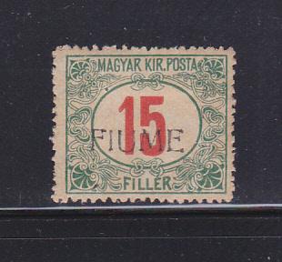 Fiume J10c MHR Postage Due Stamp