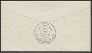 1939 Newfoundland #249 Royal Visit FDC Block Ioor Cachet St John's