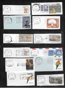 #248 HONOLULU HAWAII 1976 U.S Mixture POSTMARKS & CANCELS Collection / Lot