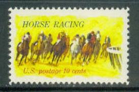 1528 10c Racing Fine MNH