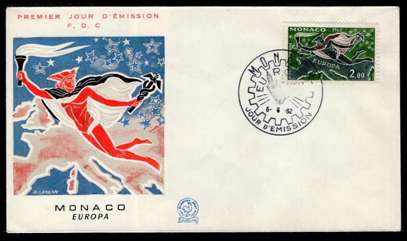 Monaco C61 Europa U/A FDC