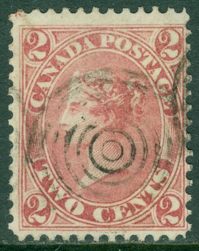 EDW1949SELL : CANADA 1864 Scott #20 F-VF, Used. Light cancels. Fresh. Cat $300.