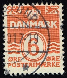 Denmark #224C Numeral; Used (2Stars)