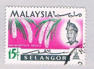 Malaysia Selangor 126 Used Flowers (BP2517)