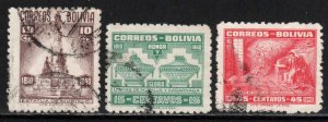 Bolivia # 270-73 ~ Short Set 3 of 4 ~ Used, HMR
