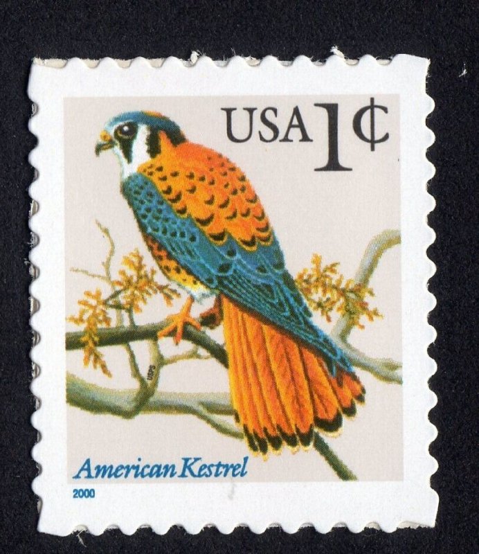 Scott #3031A 2000 American Kestrel Single Stamp - MNH