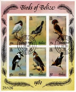 Belize 1980 Birds (4th series), Minisheet [Used]