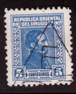 Uruguay Scott 479 Used Flag stamp