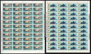 Brazil Turtle Right Wale Endangered Animals 2v Full Sheets of 50 SG#2274-2275