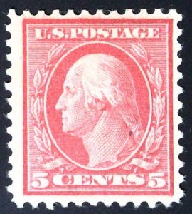 Scott #505 - VF - 5c Rose (Error) - Washington - HR OG - 1917