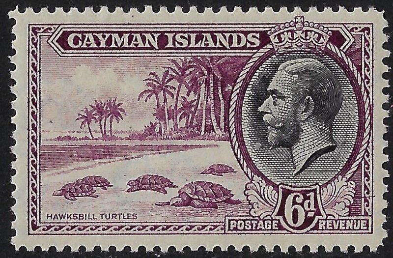 Cayman Isls 1935 KGV 6d MNH/XF, SG103/Sc92. CV £8.50 ++     ($10.65)      (a2332