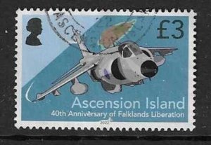 ASCENSION 2022 £3 40th ANNIVERSARY OF LIBERATION USED