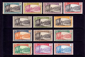 CAMEROUN — SCOTT J1-J13 — 1925-27 POSTAGE DUE SET — MH — SCV $24