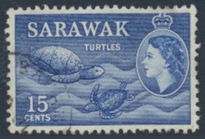 Sarawak  SG 195  SC# 204 CTO full gum see details & scans