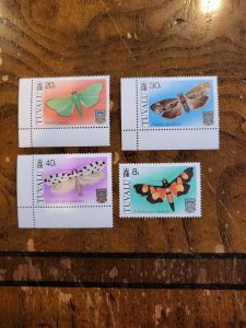 Stamps Tuvalu Scott #138-41 nh