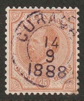 Netherlands Antilles 1881 Sc 5 used nice cancel