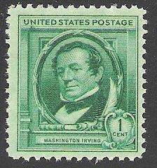 US Cat # 859, W. Irving, MNH 