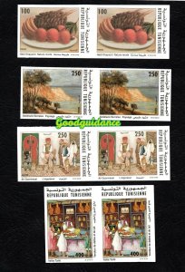 2000- Tunisia- Tunisie- Imperforated pair-  Tribute to Great Tunisian Painters 