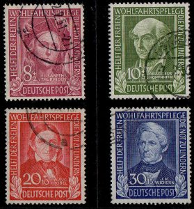 GERMANY Sc. B310-3 Wohlfahrtspflege 1949 used VF