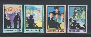 Australia 1991 Golden Days of Radio Scott # 1218 - 1221 MNH