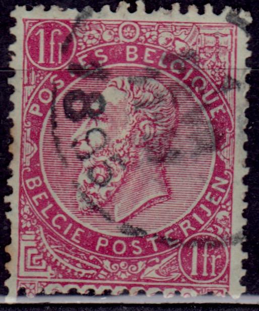 Belgium, 1883, King Leopold, 10c, sc#45, used