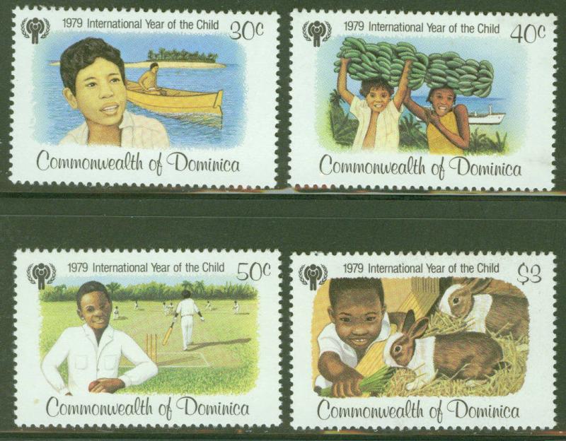 DOMINICA Scott 613-616 MNH** 1979 Year of Child set