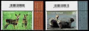 Germany 2018,Sc.#3017-18 MNH, European roe deer, Harbour seal