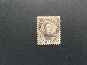 CANADA 1859   10c BROWN QV  FU  Sc# 17b