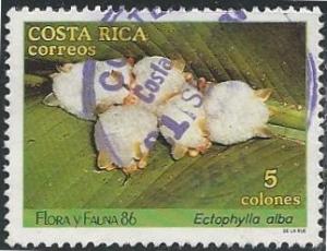 Costa Rica 380 (used) 5c Honduran white bats