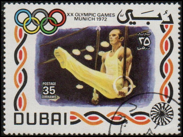 Dubai 156 - Cto - 35d Olympics / Gymnastics (1972)