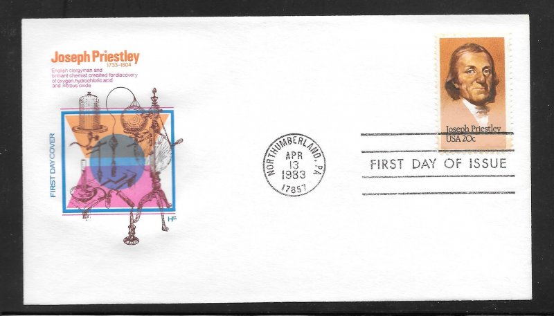 Just Fun Cover #2038 FDC HF Cachet. House of Farnam (myA403)