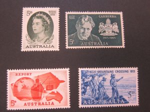 Australia 1963 351,353,355,356 set MNH