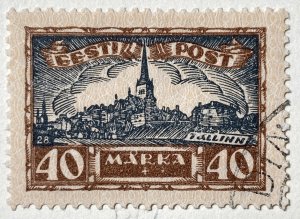 AlexStamps ESTONIA #B19 XF Used