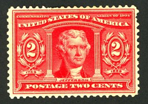 U.S. #324 MINT OG HR