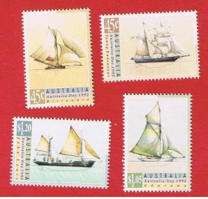 Australia #1249-1252  MNH OG  Sailing Ships  Free S/H