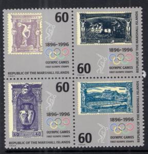 Marshall Islands 606 Olympics MNH VF